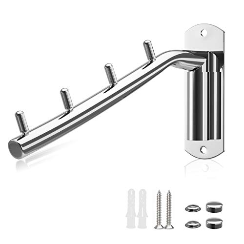 Wand Kleiderlüfter Klappbar, Kleiderbügel Wandmontage, 304 Edelstahl Kleiderständer Wand Wandgarderobe Haken Kleiderablage Kleiderhaken Handtuchhalter Platzsparend für Schlafzimmer, Badezimmer, Balkon Wand Kleiderlüfter Klappbar, Kleiderbügel Wandmontage, 304 Edelstahl Kleiderständer Wand Wandgarderobe Haken Kleiderablage Kleiderhaken Handtuchhalter Platzsparend für Schlafzimmer, Badezimmer, Balkon von MDJYMYZ