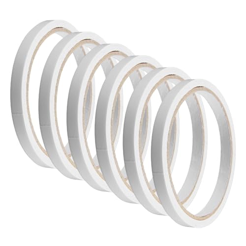 6 Rollen Doppelseitiges Klebeband Set,8mm X 10 Meter Starke Selbstklebeband Für Büro Diy Handwerk Basteln Nähen Handarbeit Selbstklebendes Sammelalbum Tapeten Kartenherstellung Geschenkverpackung 6 Rollen Doppelseitiges Klebeband Set,8mm X 10 Meter Starke Selbstklebeband Für Büro Diy Handwerk Basteln Nähen Handarbeit Selbstklebendes Sammelalbum Tapeten Kartenherstellung Geschenkverpackung von MDLSDE