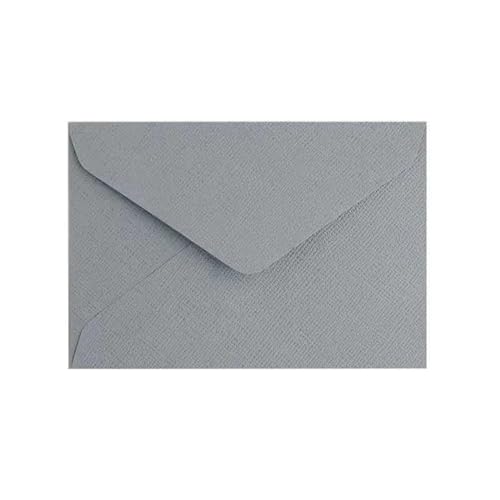 MDSIOKHJ Hochzeitseinladungskarten 10 Stück Briefumschläge for Hochzeitseinladungen, Hemp Weave Mailer(Gray) von MDSIOKHJ