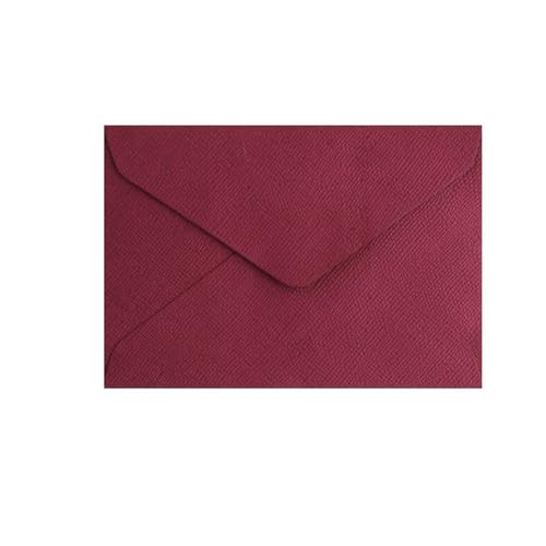 MDSIOKHJ Hochzeitseinladungskarten 10 Stück Briefumschläge for Hochzeitseinladungen, Hemp Weave Mailer(Red) von MDSIOKHJ