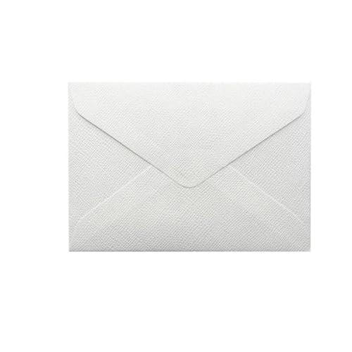 MDSIOKHJ Hochzeitseinladungskarten 10 Stück Briefumschläge for Hochzeitseinladungen, Hemp Weave Mailer(White) von MDSIOKHJ