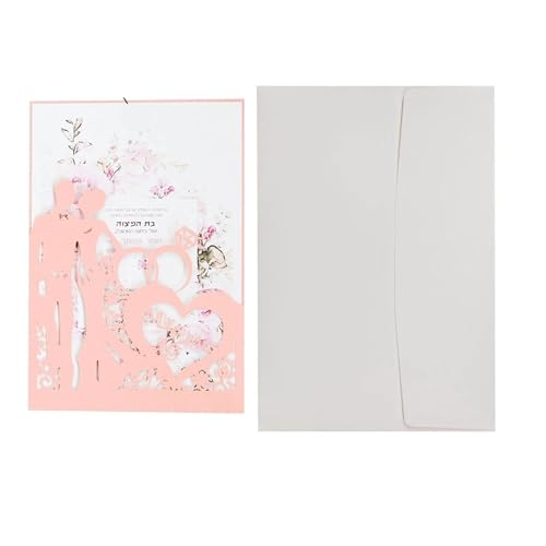 MDSIOKHJ Hochzeitseinladungskarten 10 Stück lasergeschnittene Hochzeitseinladungskarten, Ringe, elegante Braut- und Bräutigam-Grußkarte, Valentinstag, Hochzeit, Partybevorzugung, Dekor(One Set Pink) MDSIOKHJ Hochzeitseinladungskarten 10 Stück lasergeschnittene Hochzeitseinladungskarten, Ringe, elegante Braut- und Bräutigam-Grußkarte, Valentinstag, Hochzeit, Partybevorzugung, Dekor(One Set Pink) von MDSIOKHJ
