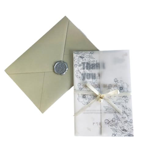 MDSIOKHJ Hochzeitseinladungskarten 50 Stück Einladungen zur Hochzeit, Verlobung, Abschluss, Geburtstag, Grußkarte, Partyzubehör, Geschäft(Silver) von MDSIOKHJ