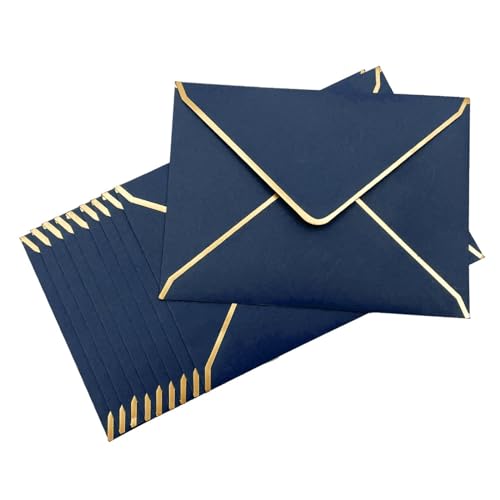 MDSIOKHJ Hochzeitseinladungskarten Phnom Penh Umschläge Hochzeitseinladungs-Umschlagtasche(Blue 50pcs) von MDSIOKHJ