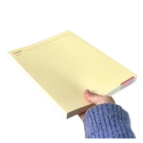 MDSIOKHJ Notizbuch Notizbuch, 30 Blatt, B5, Notizblock, zerreißbar, Notizblock, Planer, Lernpapier, verdicktes leeres Linienbuch(Blank book) von MDSIOKHJ