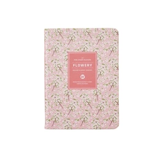 MDSIOKHJ Notizbuch Planer Agenda A5/A6 Notebook Papier Wöchentlich Monatlich Jährlich Plan Zeitpläne Journal Notizblöcke Schreibwaren(Color2,A6) von MDSIOKHJ