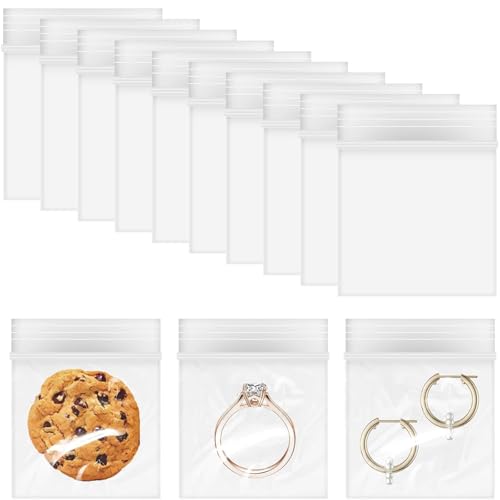200 Stück Zip Beute 4x6cm, Mini Druckverschlussbeutel, Transparent Baggies, Kleine Plastiktüten für Bauteil Schreibwaren Schmuckaufbewahrung 200 Stück Zip Beute 4x6cm, Mini Druckverschlussbeutel, Transparent Baggies, Kleine Plastiktüten für Bauteil Schreibwaren Schmuckaufbewahrung von MDUPPE