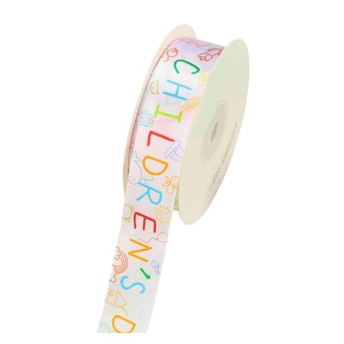 22 Meter 15/20/25 mm Happy Birthday bedrucktes Band DIY Party Geburtstag Luftschlangen Home Baking Verpackung Schleife Dekor (Farbe: 5,2 cm) von MDYTPT