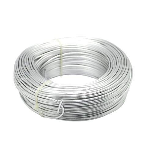 Aluminium-Basteldraht, 35 ~ 225 m, 4 Größen, Rolle, Aluminiumdraht, Schmuckzubehör für Schmuckherstellung, DIY, Aluminium-Basteldraht, beschichtet für DIY-Schmuckherstellung, Silber, 2,5 mm, 35 m Aluminium-Basteldraht, 35 ~ 225 m, 4 Größen, Rolle, Aluminiumdraht, Schmuckzubehör für Schmuckherstellung, DIY, Aluminium-Basteldraht, beschichtet für DIY-Schmuckherstellung, Silber, 2,5 mm, 35 m von MDYTPT