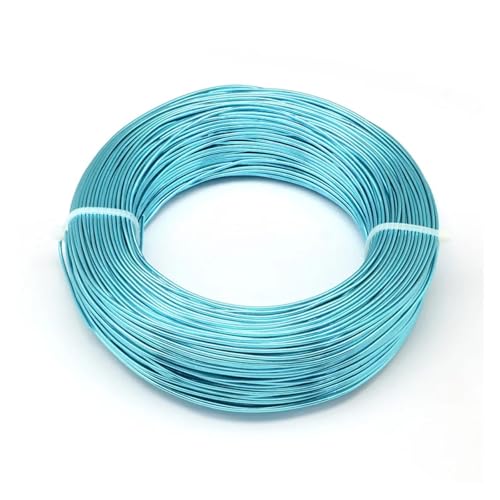 Aluminium-Basteldraht, 500 g, 0,8/1/1,2/1,5/2/3/2,5/3,5/4 mm, Aluminiumdraht, biegbar, Perlendraht, Zubehör für Schmuckherstellung, DIY, Halsketten, Armbänder, Handwerk für selbstgemachte von MDYTPT