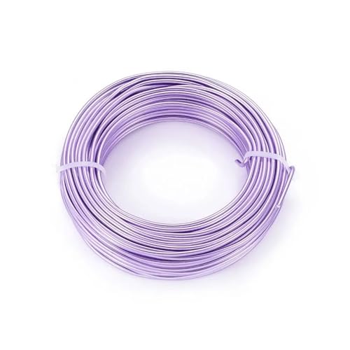Aluminium-Basteldraht, 500 g, 0,8/1/1,2/1,5/2/3/2,5/3,5/4 mm, Aluminiumdraht, biegbarer Perlendraht, Zubehör für Schmuckherstellung, DIY, Halsketten, Armbänder, Handwerk für DIY-Schmuckherstellung von MDYTPT