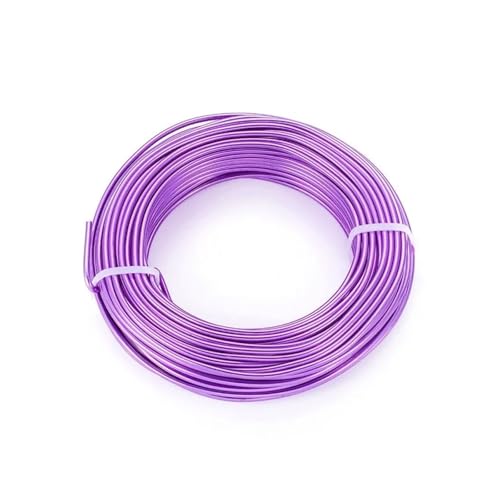 Aluminium-Basteldraht, 500 g, 0,8/1/1,2/1,5/2/3/2,5/3,5/4 mm, Aluminiumdraht, biegbarer Perlendraht, Zubehör für Schmuckherstellung, DIY, Halsketten, Armbänder, Handwerk für DIY-Schmuckherstellung von MDYTPT