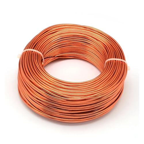 Aluminium-Basteldraht, 500 g, 0,8/1/1,2/1,5/2/3/2,5/3,5/4 mm, Aluminiumdraht, biegbarer Perlendraht, Zubehör für Schmuckherstellung, DIY, Halsketten, Armbänder, Handwerk für DIY-Schmuckherstellung von MDYTPT