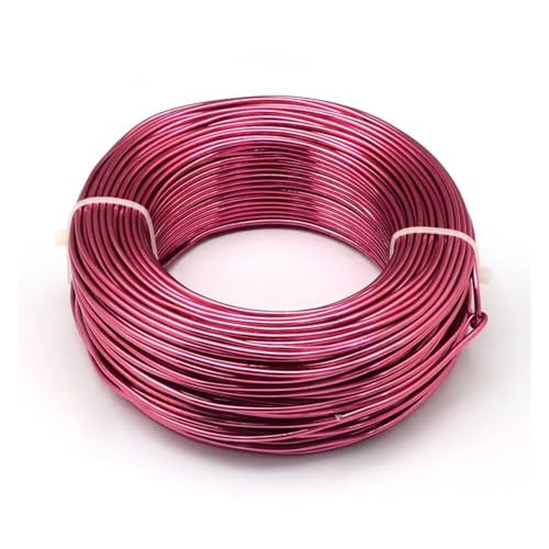 Aluminium-Basteldraht, 500 g, 0,8/1/1,2/1,5/2/3/2,5/3,5/4 mm, Aluminiumdraht, biegbarer Perlendraht, Zubehör für Schmuckherstellung, DIY, Halsketten, Armbänder, Handwerk für DIY-Schmuckherstellung Aluminium-Basteldraht, 500 g, 0,8/1/1,2/1,5/2/3/2,5/3,5/4 mm, Aluminiumdraht, biegbarer Perlendraht, Zubehör für Schmuckherstellung, DIY, Halsketten, Armbänder, Handwerk für DIY-Schmuckherstellung von MDYTPT