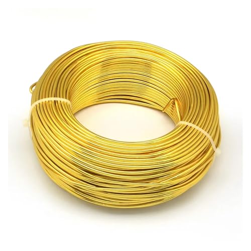Aluminium-Basteldraht, 500 g, 0,8/1/1,2/1,5/2/3/2,5/3,5/4 mm, Aluminiumdraht, biegbarer Perlendraht, Zubehör für Schmuckherstellung, DIY, Halsketten, Armbänder, Handwerk für DIY-Schmuckherstellung Aluminium-Basteldraht, 500 g, 0,8/1/1,2/1,5/2/3/2,5/3,5/4 mm, Aluminiumdraht, biegbarer Perlendraht, Zubehör für Schmuckherstellung, DIY, Halsketten, Armbänder, Handwerk für DIY-Schmuckherstellung von MDYTPT