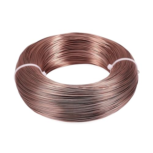 Aluminium-Basteldraht, 500 g, 0,8/1/1,2/1,5/2/3/2,5/3,5/4 mm, Aluminiumdraht, biegbarer Perlendraht, Zubehör für Schmuckherstellung, DIY, Halsketten, Armbänder, Handwerk für DIY-Schmuckherstellung Aluminium-Basteldraht, 500 g, 0,8/1/1,2/1,5/2/3/2,5/3,5/4 mm, Aluminiumdraht, biegbarer Perlendraht, Zubehör für Schmuckherstellung, DIY, Halsketten, Armbänder, Handwerk für DIY-Schmuckherstellung von MDYTPT