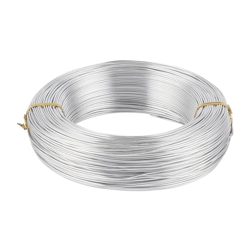 Aluminium-Basteldraht, 500 g, 0,8/1/1,2/1,5/2/3/2,5/3,5/4 mm, Aluminiumdraht, biegbarer Perlendraht, Zubehör für Schmuckherstellung, DIY, Halsketten, Armbänder, Handwerk für selbstgemachte Aluminium-Basteldraht, 500 g, 0,8/1/1,2/1,5/2/3/2,5/3,5/4 mm, Aluminiumdraht, biegbarer Perlendraht, Zubehör für Schmuckherstellung, DIY, Halsketten, Armbänder, Handwerk für selbstgemachte von MDYTPT