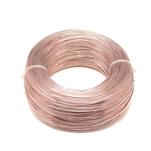 Aluminium-Basteldraht, 500 g, 0,8 / 1 / 1,5 / 2 / 3 / 3,5 / 4 / 5 / 6 mm, Aluminiumdraht, Schmuckzubehör für Schmuck, Basteln, für DIY-Schmuckherstellung, Farbe: Navajo, Weiß, 0,8 mm, ca. 300 m Aluminium-Basteldraht, 500 g, 0,8 / 1 / 1,5 / 2 / 3 / 3,5 / 4 / 5 / 6 mm, Aluminiumdraht, Schmuckzubehör für Schmuck, Basteln, für DIY-Schmuckherstellung, Farbe: Navajo, Weiß, 0,8 mm, ca. 300 m von MDYTPT