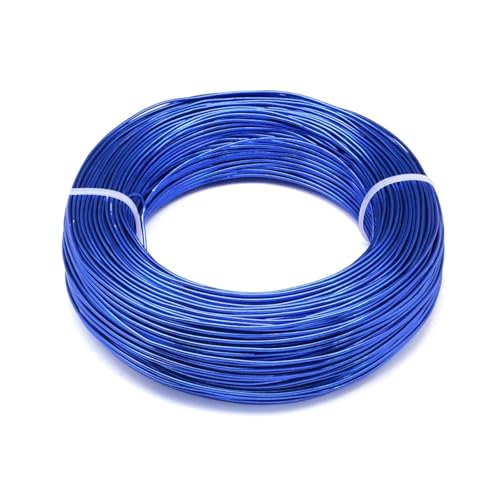 Aluminium-Basteldraht, 500 g, 0,8 / 1 / 1,5 / 2 / 3 / 3,5 / 4 / 5 / 6 mm, Aluminiumdraht, Schmuckzubehör für Schmuckherstellung, Königsblau, 5 mm ca. 10 m Aluminium-Basteldraht, 500 g, 0,8 / 1 / 1,5 / 2 / 3 / 3,5 / 4 / 5 / 6 mm, Aluminiumdraht, Schmuckzubehör für Schmuckherstellung, Königsblau, 5 mm ca. 10 m von MDYTPT