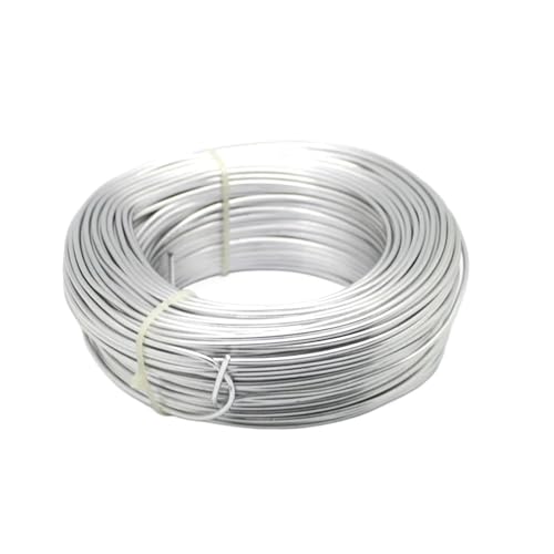 Aluminium-Basteldraht, 500 g/Rolle, goldfarben, silberfarben, 1 mm/1,5 mm/2 mm/2,5 mm/3,0 mm/4,0 mm, eloxiert, runder Aluminiumdraht, Schmuckdraht, weicher Bastelbedarf für DIY-Schmuckherstellung Aluminium-Basteldraht, 500 g/Rolle, goldfarben, silberfarben, 1 mm/1,5 mm/2 mm/2,5 mm/3,0 mm/4,0 mm, eloxiert, runder Aluminiumdraht, Schmuckdraht, weicher Bastelbedarf für DIY-Schmuckherstellung von MDYTPT