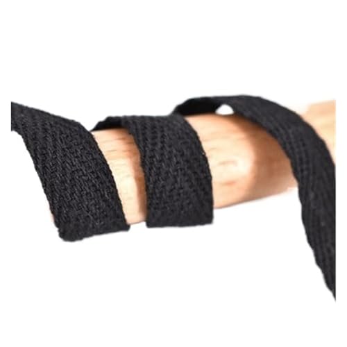 Baumwollband, Gürteltasche, Etikett, Nähband, Bindung, Bastelzubehör, Schwarz, 1,5 cm Baumwollband, Gürteltasche, Etikett, Nähband, Bindung, Bastelzubehör, Schwarz, 1,5 cm von MDYTPT