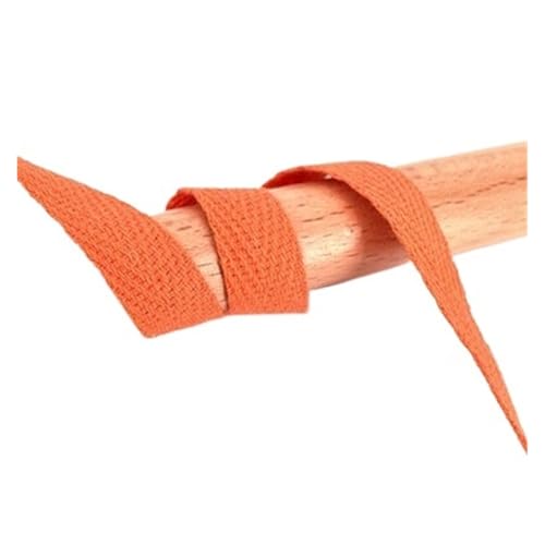 Baumwollband für Gürtel, Tasche, Etikett, Nähband, Bindung, Bastelzubehör, Orange, 2 cm von MDYTPT