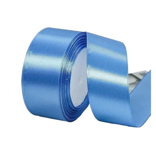 Seidensatinbänder, Bastelschleife, handgefertigt, Verpackung, Hochzeit, Party, dekorativ, 6/10/15/20/25/40/50 mm (Diamantblau, Band 25 mm) von MDYTPT