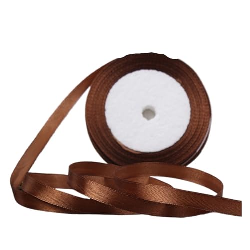 Seidensatinbänder zum Basteln, Schleifen, handgefertigt, Party, Hochzeit, Dekoration (30 Kaffeefarben, 38 mm) von MDYTPT