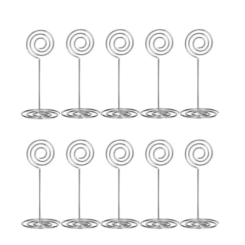 Tischkartenhalter für Hochzeit, Party, Event, Bankett, Dekoration, goldfarben, 20 Stück Tischkartenhalter für Hochzeit, Party, Event, Bankett, Dekoration, goldfarben, 20 Stück von MDYTPT