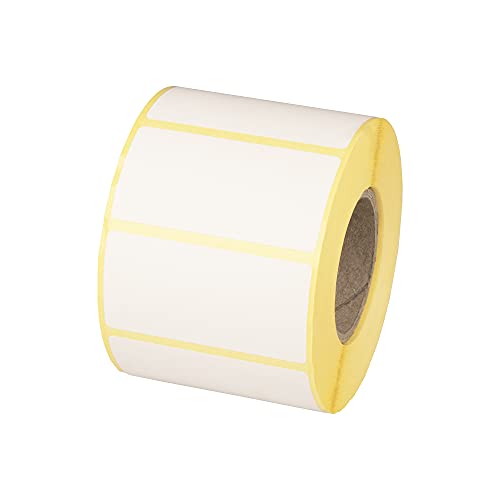 MDlabels Weiße Thermo etiketten auf Rolle - 60x30 mm - 1000 Stück - permanent haftend, für Barcode, weiße Klebeetiketten zur Beschriftung Thermische etiketten MDlabels Weiße Thermo etiketten auf Rolle - 60x30 mm - 1000 Stück - permanent haftend, für Barcode, weiße Klebeetiketten zur Beschriftung Thermische etiketten von MDlabels