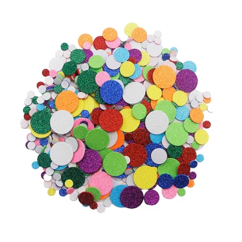160 PCs Runde Schaumaufkleber Glitzernder Aufkleber Aufkleber Farbenfrohe Aufkleberhandwerk Für Schulprojekte Kartendekoration 160 PCs Runde Schaumaufkleber Glitzernder Aufkleber Aufkleber Farbenfrohe Aufkleberhandwerk Für Schulprojekte Kartendekoration von MEAKTSMI