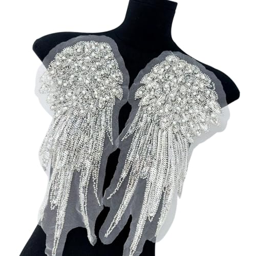 2Lots Ankunft Exquisites Pailletten Flügel Appliken Stickereien Für Bühnenkünstler Und Modeliebhaber 2Lots Ankunft Exquisites Pailletten Flügel Appliken Stickereien Für Bühnenkünstler Und Modeliebhaber von MEAKTSMI