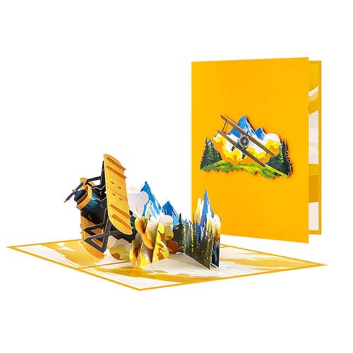 MEAKTSMI 3D Popup Geburtstagskarte Für Männer 3D Flugzeug Design Für Ehemann Dad Son Opa Mit Umschlag MEAKTSMI 3D Popup Geburtstagskarte Für Männer 3D Flugzeug Design Für Ehemann Dad Son Opa Mit Umschlag von MEAKTSMI