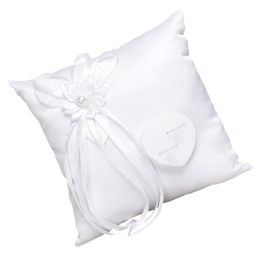 MEAKTSMI Handgefertigte Europäische Stile Eheringe Halterkissen Mit Bandblume Für Hochzeiten Innen Und Außenbereich MEAKTSMI Handgefertigte Europäische Stile Eheringe Halterkissen Mit Bandblume Für Hochzeiten Innen Und Außenbereich von MEAKTSMI
