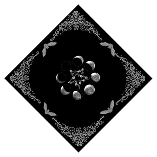 MEAKTSMI Mondphasen Stern Astrologie Tischdecke Tuch Quadratisch Weissagungen Karten Tischdecke Hexerei Deck Tuch Langlebig MEAKTSMI Mondphasen Stern Astrologie Tischdecke Tuch Quadratisch Weissagungen Karten Tischdecke Hexerei Deck Tuch Langlebig von MEAKTSMI