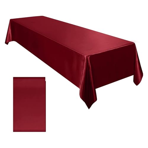 MEAKTSMI Polyesterfaser Tischdecke Moderne Satins Rechteckige Tischtuch Für Familienversammlungen Und Formelle Veranstaltung MEAKTSMI Polyesterfaser Tischdecke Moderne Satins Rechteckige Tischtuch Für Familienversammlungen Und Formelle Veranstaltung von MEAKTSMI