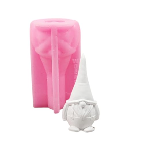 Weihnachtszwergstatue Silikonformen Für Epoxidharz Kerzenseife Herstellen Fondant Silikonformen Für Dessertschokolade von MEAKTSMI