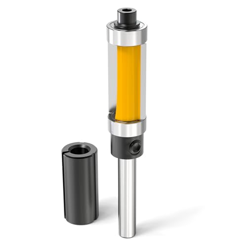 MEANLIN Ober- und Unterlager-Fräser-Bit, 1/4-Zoll-Schaft für Holzbearbeitung mit Ober- und Unterfräsen-Spannzange, 2,5 cm MEANLIN Ober- und Unterlager-Fräser-Bit, 1/4-Zoll-Schaft für Holzbearbeitung mit Ober- und Unterfräsen-Spannzange, 2,5 cm von MEANLIN