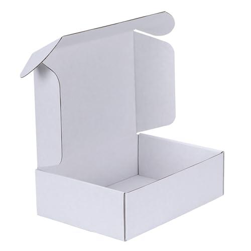 MEBRUDY Versandkartons, 10 x 7 x 3 cm, klein, Wellpappe, für Versandtaschen, weiß, 1 Stück MEBRUDY Versandkartons, 10 x 7 x 3 cm, klein, Wellpappe, für Versandtaschen, weiß, 1 Stück von MEBRUDY