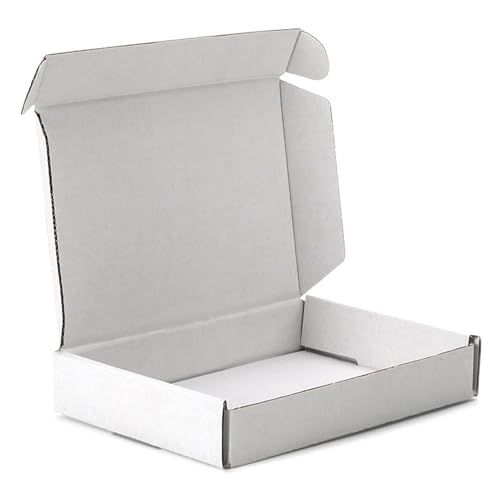 MEBRUDY Versandkartons, 15,2 x 10,2 x 2,5 cm, Weiß, kleiner Karton für Versandtaschen, 1 Packung MEBRUDY Versandkartons, 15,2 x 10,2 x 2,5 cm, Weiß, kleiner Karton für Versandtaschen, 1 Packung von MEBRUDY