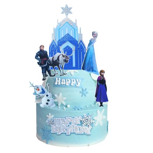 Els Geburtstag Tortendeko, 6 Stück Tortendeko Eisk-önigi, Cupcake Topper Kindergeburtstag, Kuchendeko Geburtstag für Mädchen, Geburtstagsdeko Kinder Party Kuchen Dekoration Els Geburtstag Tortendeko, 6 Stück Tortendeko Eisk-önigi, Cupcake Topper Kindergeburtstag, Kuchendeko Geburtstag für Mädchen, Geburtstagsdeko Kinder Party Kuchen Dekoration von MEBSJY