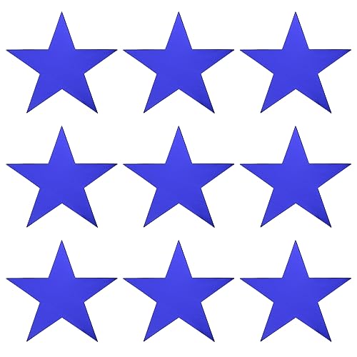 MECCANIXITY Star Cutouts Papier-Konfetti-Ausschnitte für Geburtstagsparty, Klassenzimmer, Hochzeit, Pinnwand, Wanddekoration, 15 cm, Blau, 120 Stück von MECCANIXITY