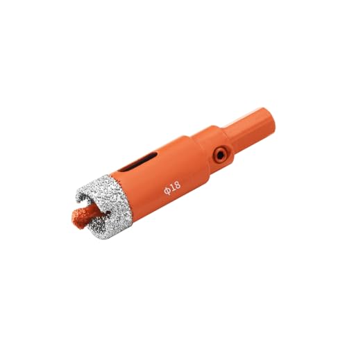 Meccion Diamant Lochsäge 18mm Fliesenbohrer mit Zentrierbohrer, Hartgelötet Diamant Kernlochbohrer für Porzellan, Keramik, Glas, Granit, Fliesen, Feinsteinzeug, Marmor. Meccion Diamant Lochsäge 18mm Fliesenbohrer mit Zentrierbohrer, Hartgelötet Diamant Kernlochbohrer für Porzellan, Keramik, Glas, Granit, Fliesen, Feinsteinzeug, Marmor. von MECCION