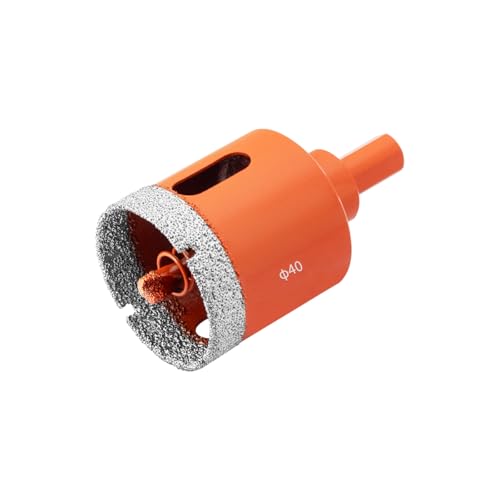 Meccion Diamant Lochsäge 40mm Fliesenbohrer mit Zentrierbohrer, Hartgelötet Diamant Kernlochbohrer für Porzellan, Keramik, Glas, Granit, Fliesen, Feinsteinzeug, Marmor. Meccion Diamant Lochsäge 40mm Fliesenbohrer mit Zentrierbohrer, Hartgelötet Diamant Kernlochbohrer für Porzellan, Keramik, Glas, Granit, Fliesen, Feinsteinzeug, Marmor. von MECCION