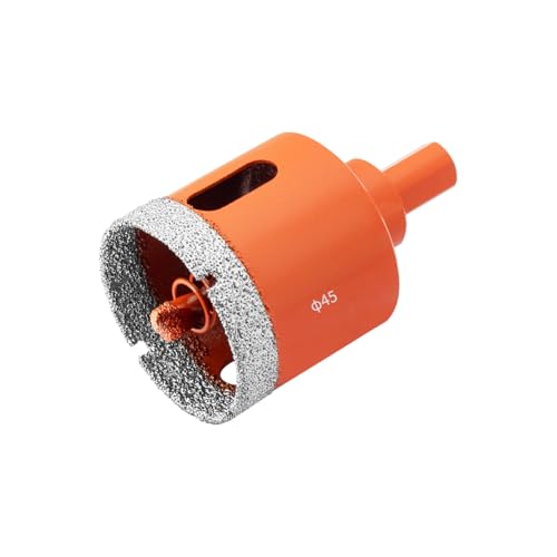 Meccion Diamant Lochsäge 45mm Fliesenbohrer mit Zentrierbohrer, Hartgelötet Diamant Kernlochbohrer für Porzellan, Keramik, Glas, Granit, Fliesen, Feinsteinzeug, Marmor. Meccion Diamant Lochsäge 45mm Fliesenbohrer mit Zentrierbohrer, Hartgelötet Diamant Kernlochbohrer für Porzellan, Keramik, Glas, Granit, Fliesen, Feinsteinzeug, Marmor. von MECCION