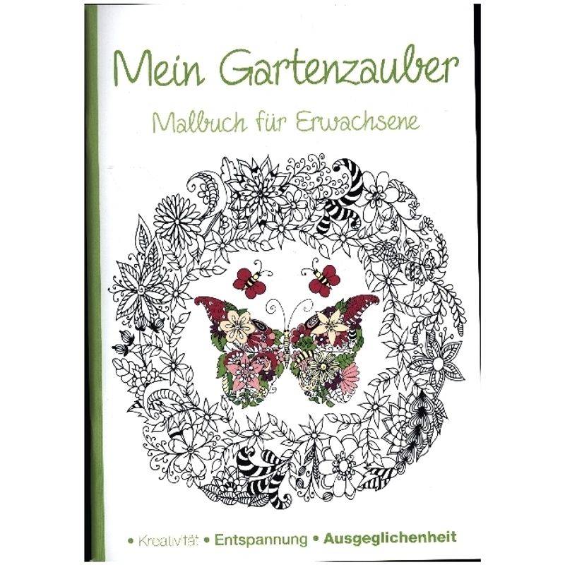 Malbuch Für Erwachsene / Malbuch Für Erwachsene - Mein Gartenzauber, Kartoniert (TB) von MEDIA