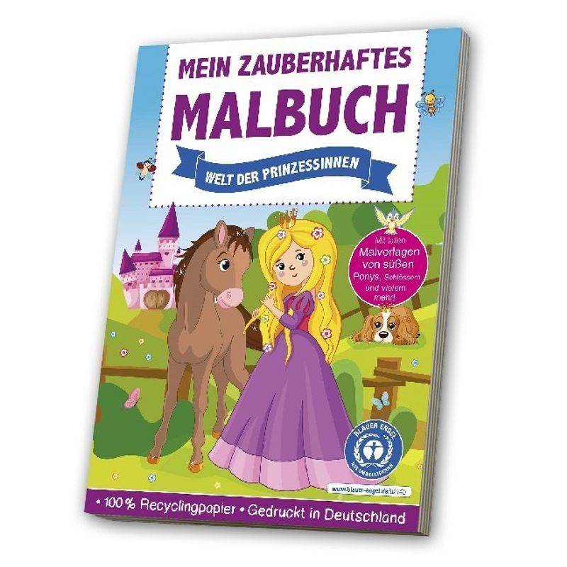 Mein Zauberhaftes Malbuch - Welt Der Prinzessinnen, Kartoniert (TB) von MEDIA