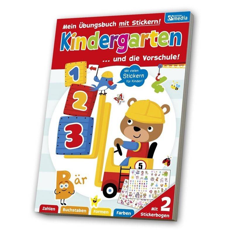 Xxl Übungsbuch - Übungsbuch Für Den Kindergarten / Vorschule, Kartoniert (TB) von MEDIA