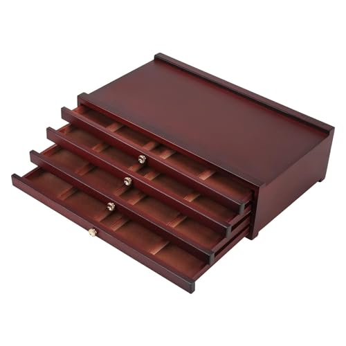 MEEDEN Holz Aufbewahrungsbox für Künstler mit 4 Schubladen, Multifunktional Malkoffer für Marker Organizer, Stifte Aufbewahrung mit Schublade in Walnuss für Marker Pinsel Werkzeuge MEEDEN Holz Aufbewahrungsbox für Künstler mit 4 Schubladen, Multifunktional Malkoffer für Marker Organizer, Stifte Aufbewahrung mit Schublade in Walnuss für Marker Pinsel Werkzeuge von MEEDEN
