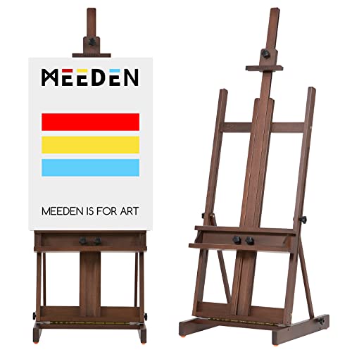 MEEDEN Große H-Rahmen Studio Staffelei, Massive Buche Staffelei für schwere Beanspruchung, verstellbare Boden Staffelei, für Acry, Porträtarbeiten, Leinwand bis zu 78" halten MEEDEN Große H-Rahmen Studio Staffelei, Massive Buche Staffelei für schwere Beanspruchung, verstellbare Boden Staffelei, für Acry, Porträtarbeiten, Leinwand bis zu 78" halten von MEEDEN